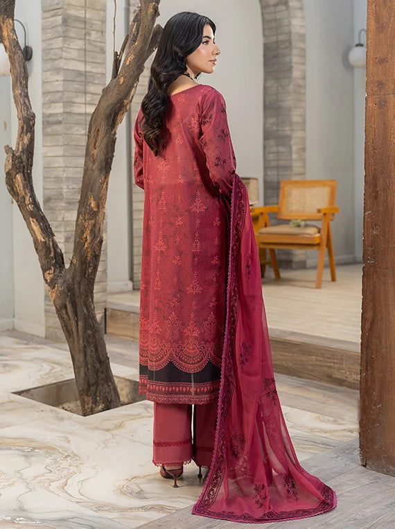 Pankh Premium by Smile Embroidered Lawn Collection 2026 (D-01)