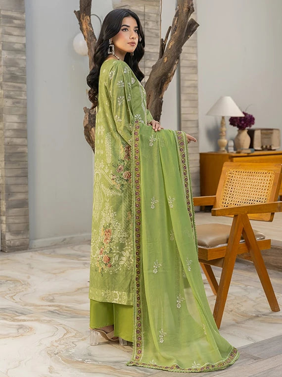Pankh Premium by Smile Embroidered Lawn Collection 2026 (D-03)