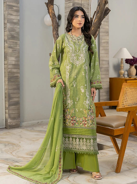 Pankh Premium by Smile Embroidered Lawn Collection 2026 (D-03)