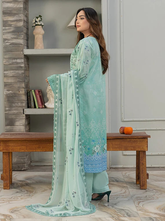 Pankh Premium by Smile Embroidered Lawn Collection 2026 (D-05)