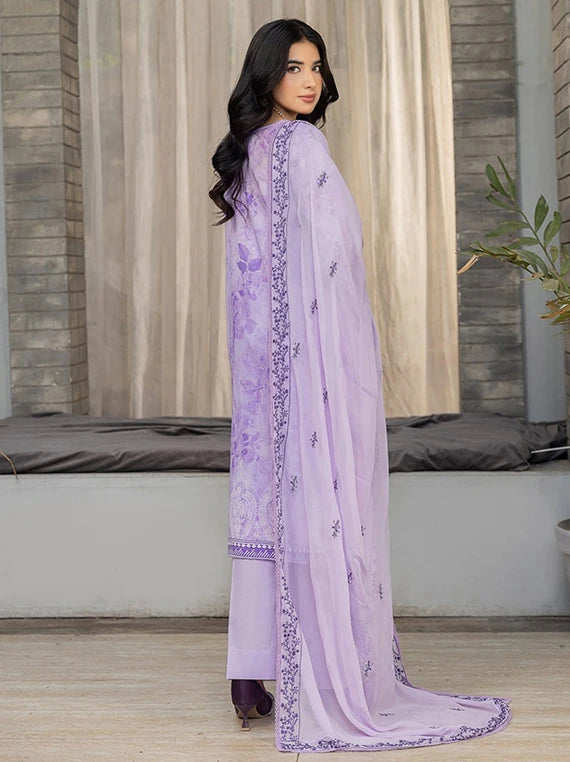 Pankh Premium by Smile Embroidered Lawn Collection 2026 (D-09)