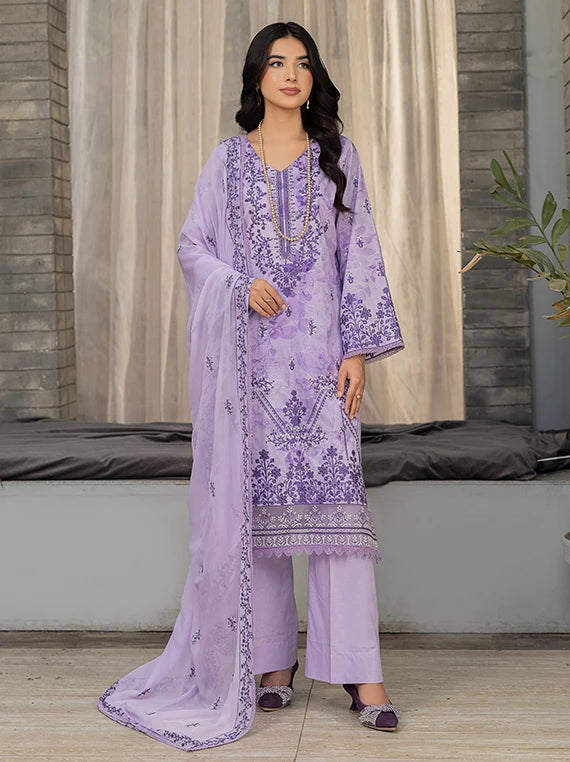 Pankh Premium by Smile Embroidered Lawn Collection 2026 (D-09)