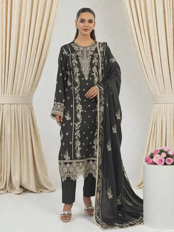 Pankh Embroidered Organza Collection 2025 by Azam Arts (D-2027)