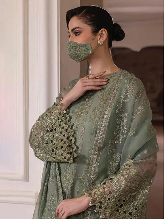 Parisa Safeera by Flossie Luxury Chiffon Unstitched Collection'26 (PA-03)