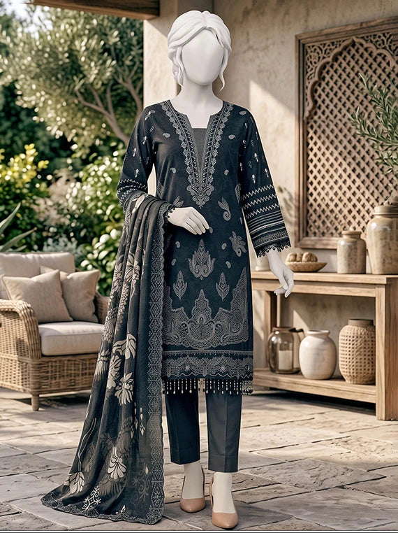 Pasand by ABC Winter Embroidered Unstitched Collection'26 (D-01)