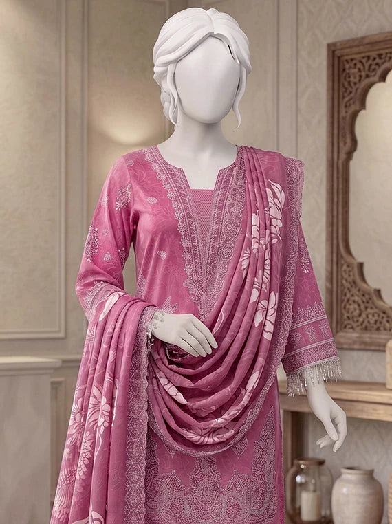Pasand by ABC Winter Embroidered Unstitched Collection'26 (D-03)