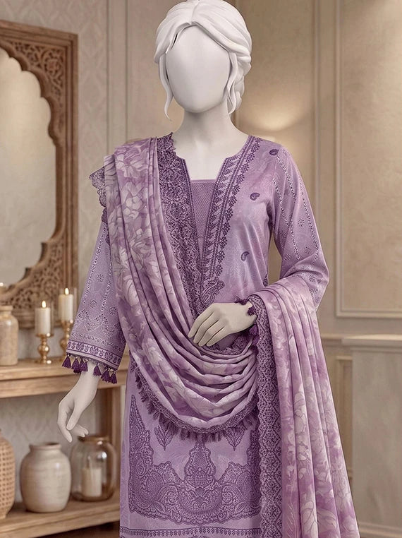 Pasand by ABC Winter Embroidered Unstitched Collection'26 (D-09)