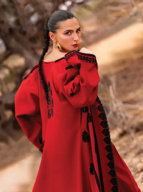 Pat Jhaar by Gul Ahmed Embroidered Pashmina Collection 2025 (AP-52005)