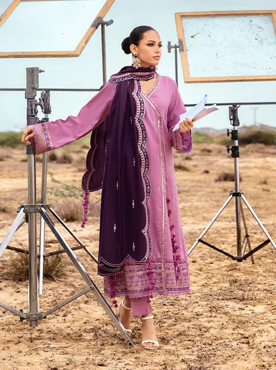 Pat Jhaar by Gul Ahmed Embroidered Pashmina Collection 2025 (AP-52007)