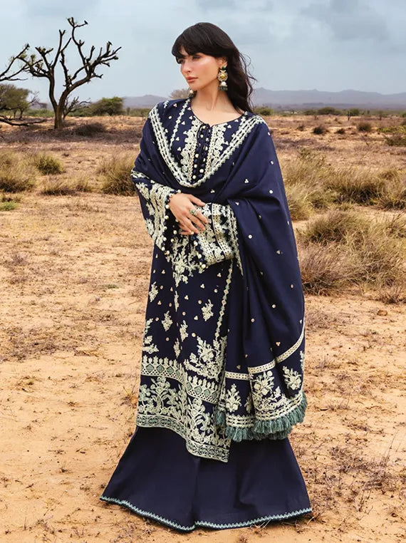 Pat Jhaar by Gul Ahmed Embroidered Pashmina Collection 2025 (AP-52012)