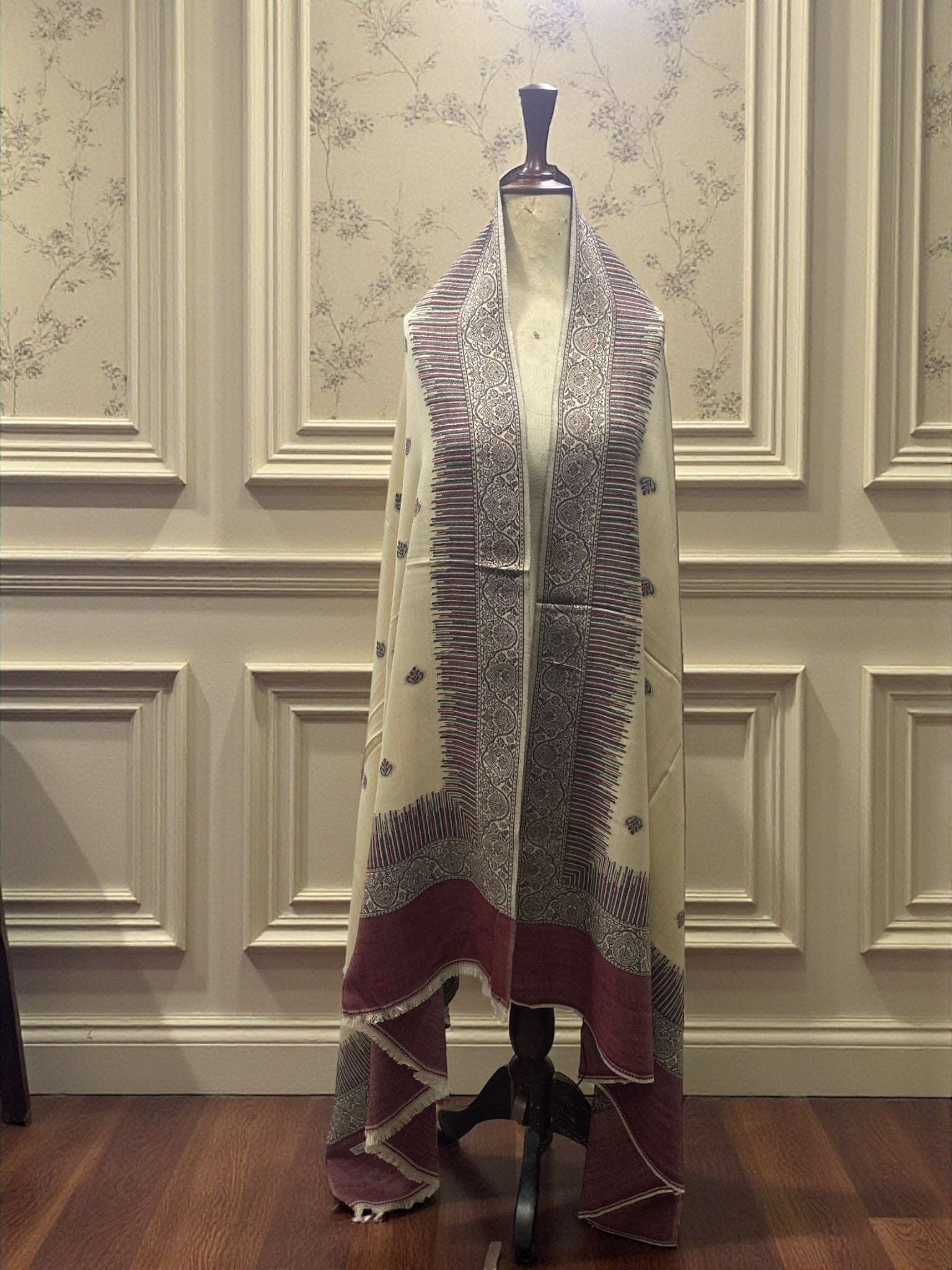 Plush & Gentle Printed Wool Shawl Edit 2025 Vol-25DS30 (25DS30-07)