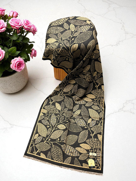 Plush Warm Check Wool Staller Edit25 (25ST23-05)