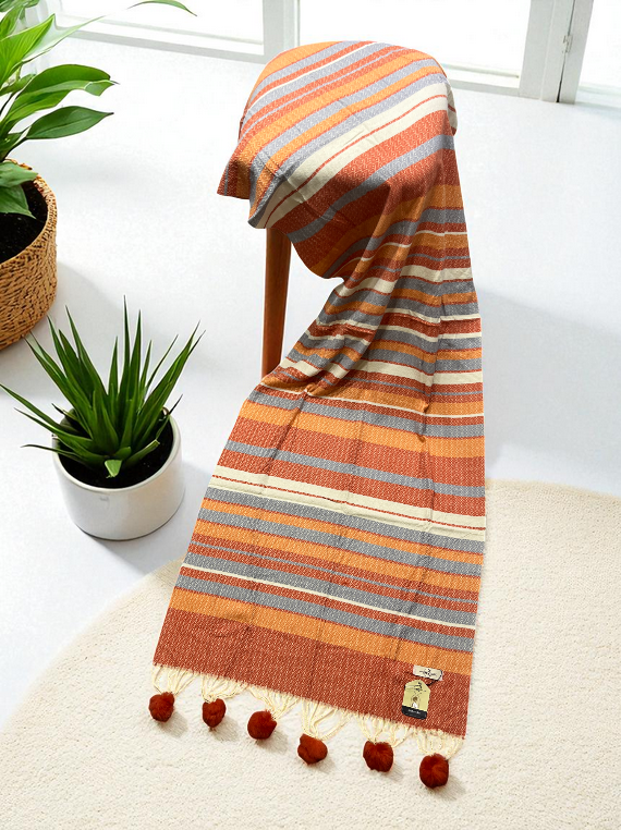 Pom Pom Soft Check Wool Stoller Edit25 (25ST29-01)