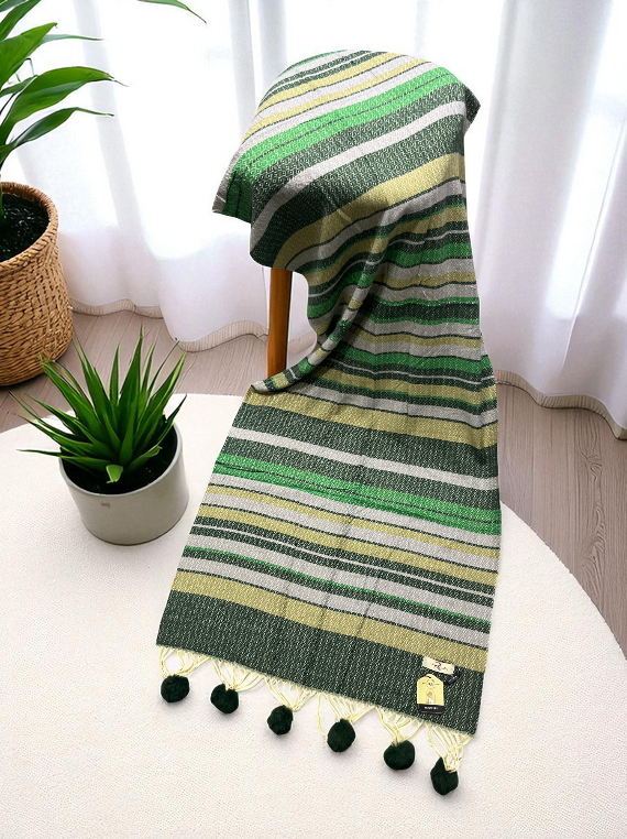 Pom Pom Soft Check Wool Stoller Edit25 (25ST29-06)