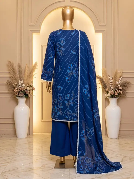 Posh by Fantak Printed Staple Slub Unstitched Collection'26 V-1004 (D-02)