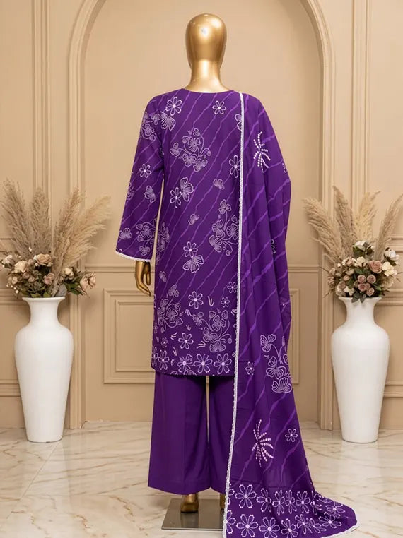 Posh by Fantak Printed Staple Slub Unstitched Collection'26 V-1004 (D-05)