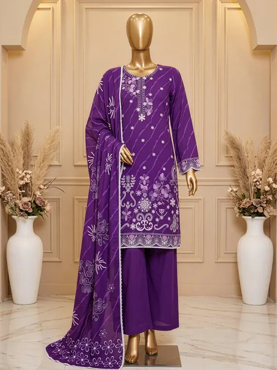 Posh by Fantak Printed Staple Slub Unstitched Collection'26 V-1004 (D-05)