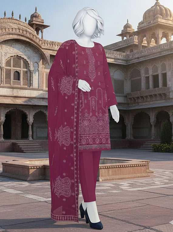 Poshak Embroidered Lawn 2026 by ABC Vol-26DB45 (D-06)