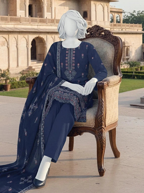 Poshak Embroidered Lawn 2026 by ABC Vol-26DB45 (D-12)