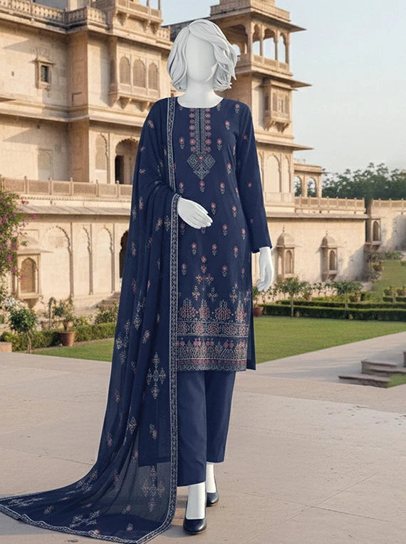 Poshak Embroidered Lawn 2026 by ABC Vol-26DB45 (D-12)