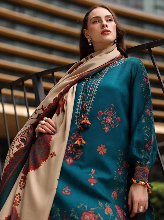 Poshima by Charizma Unstitched Peach Leather Collection'26 V-01 (PSW6-07)