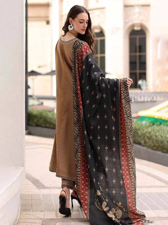 Poshima by Charizma Unstitched Peach Leather Collection'26 V-01 (PSW6-09)