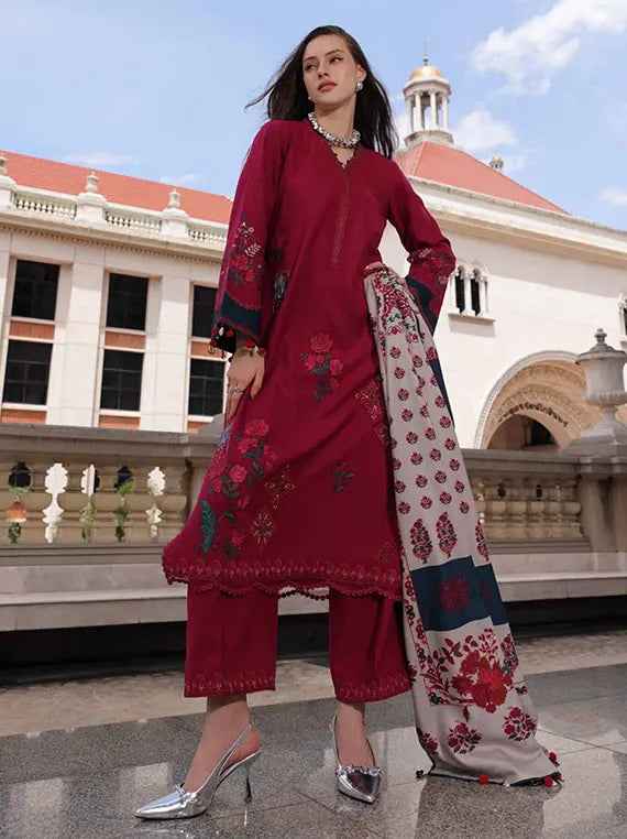 Poshima by Charizma Unstitched Peach Leather Collection'26 V-III (PSW6-23)