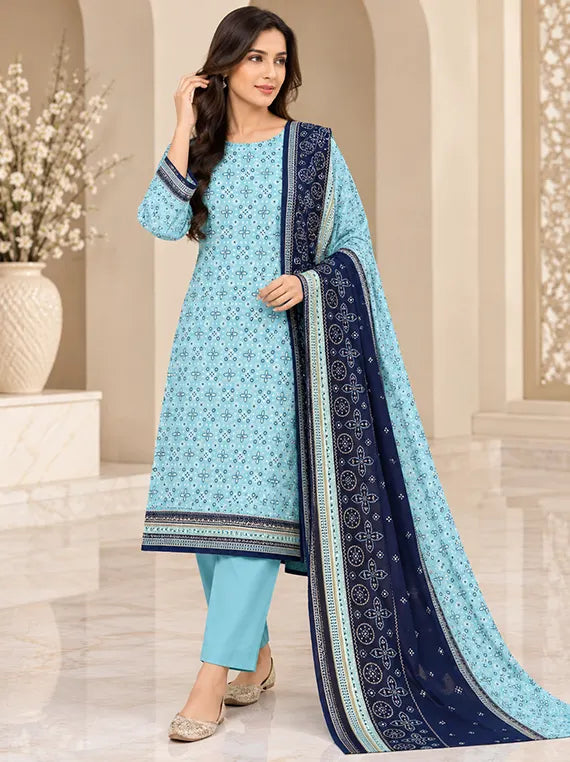 Premium 3pc Printed Khaddar Edit 26' Vol-RL09 (D-06)