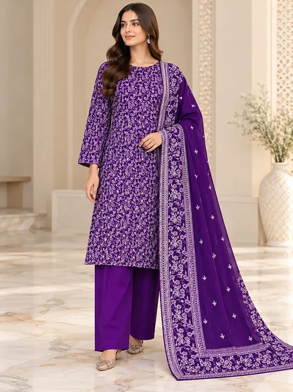 Premium 3pc Printed Khaddar Edit 26' Vol-RL09 (D-09)