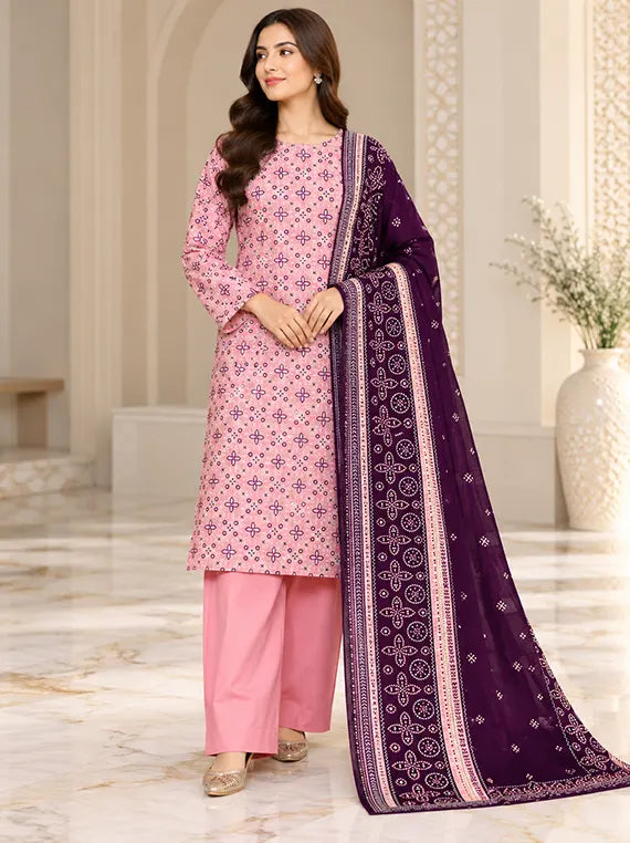 Premium 3pc Printed Khaddar Edit 26' Vol-RL09 (D-11)