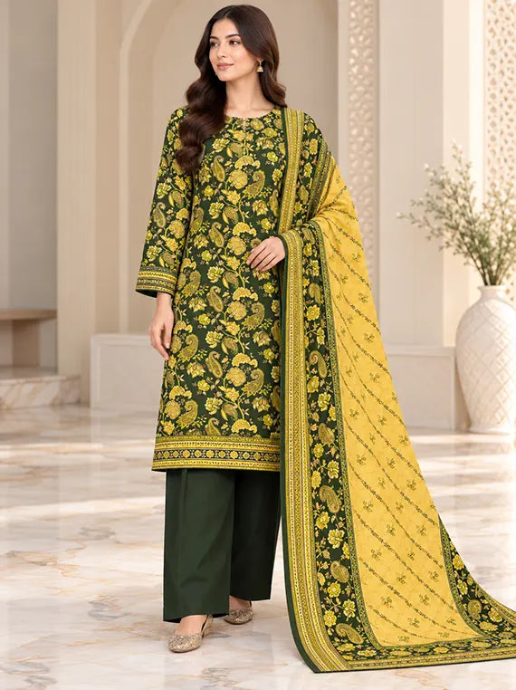 Premium 3pc Printed Khaddar Edit 26' Vol-RL09 (D-14)