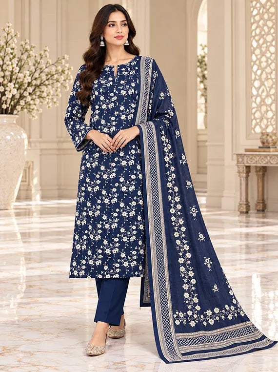 Premium 3pc Printed Khaddar Edit 26' Vol-RL09 (D-30)