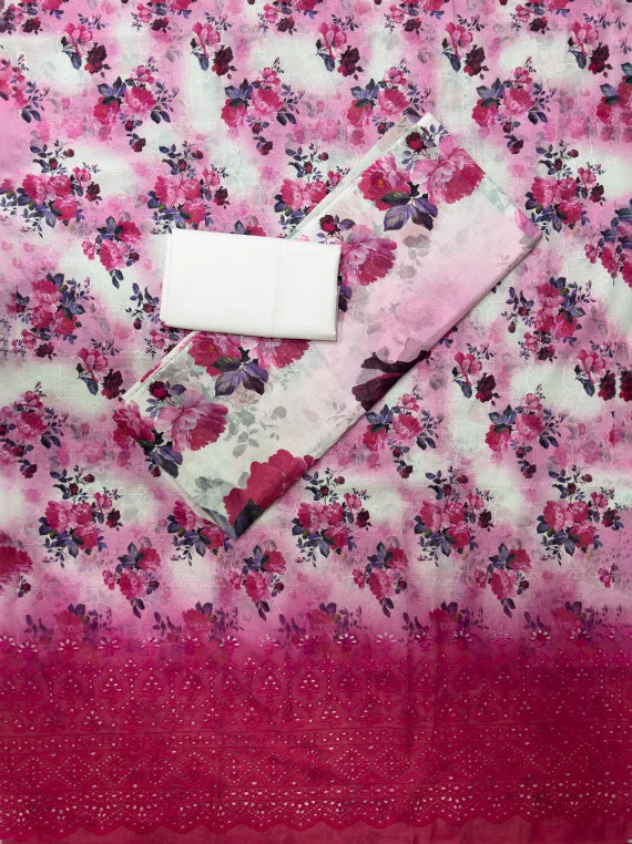 Premium Floral Printed Lawn Edit 2026 Vol-26DC04 (D-08)