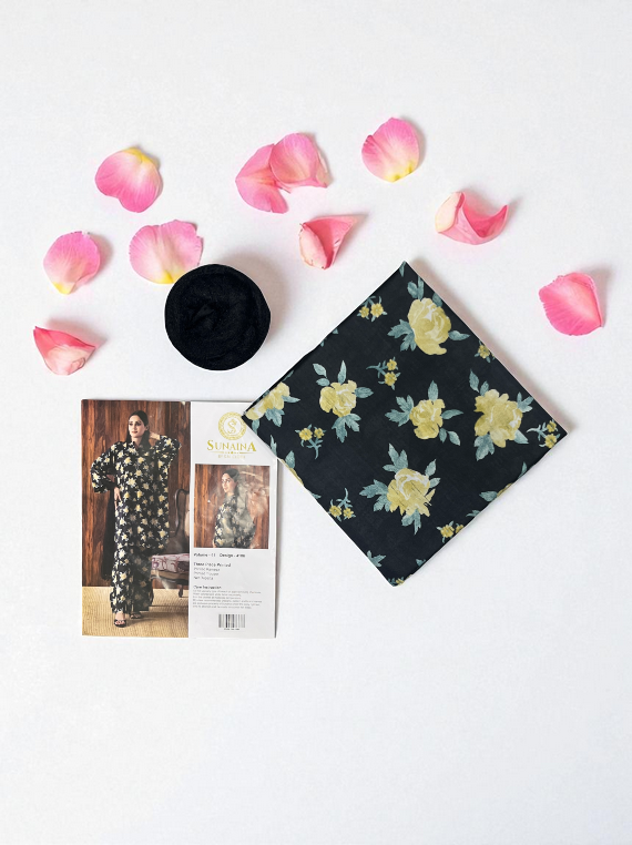 Premium Printed Mix Lawn Shirt Edit25 IS40 (IS40-08)