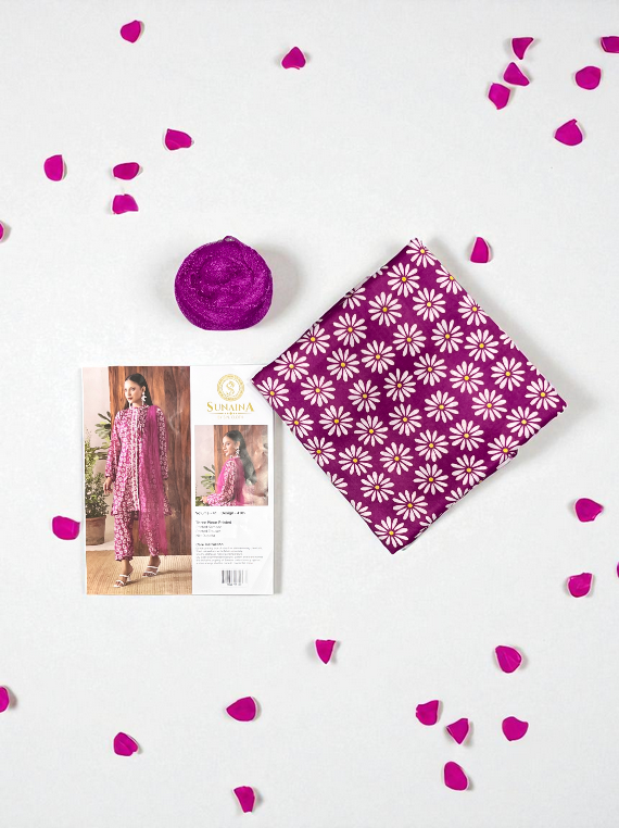 Premium Printed Mix Lawn Shirt Edit25 IS40 (IS40-09)