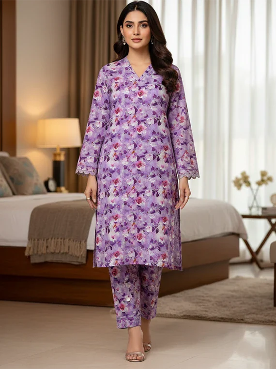 Prestige Allover Printed Lawn Collection 26 Vol-FA08 (D-12)