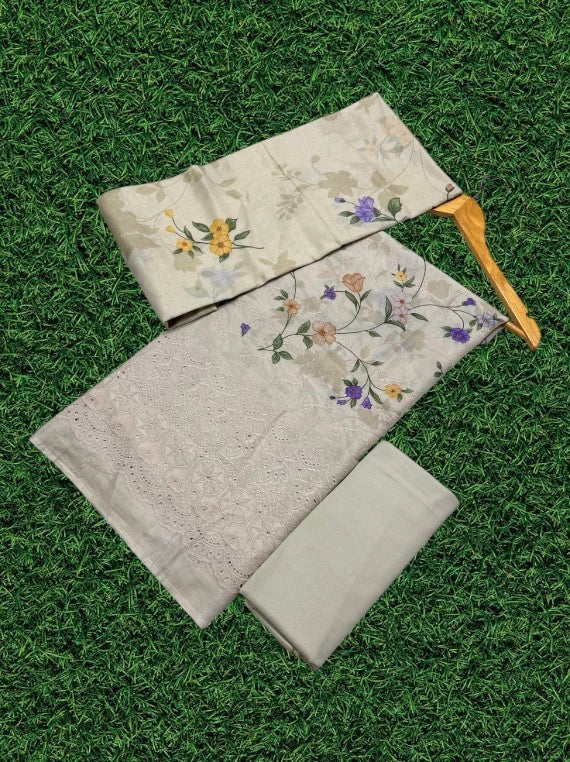 Printed Chikankari Lawn By UmarPoshak Edit26 Vol-MS01 (D-09)