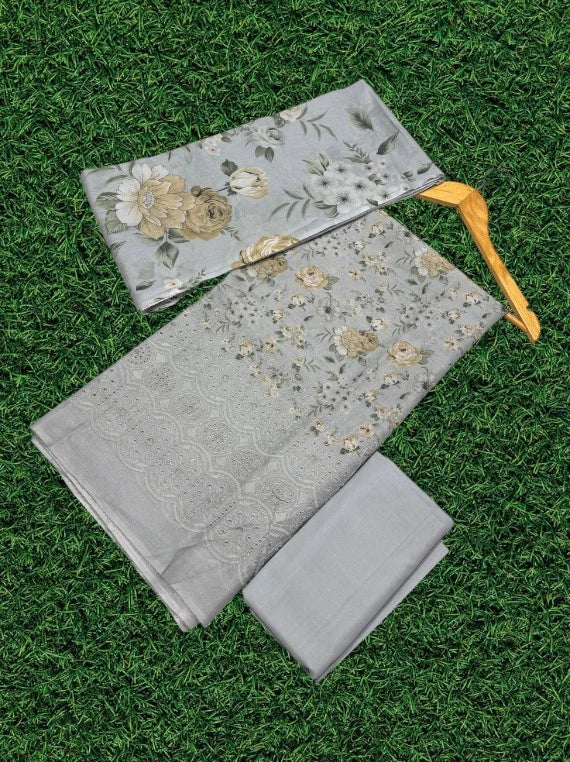 Printed Chikankari Lawn By UmarPoshak Edit26 Vol-MS01 (D-13)