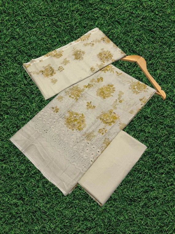 Printed Chikankari Lawn By UmarPoshak Edit26 Vol-MS01 (D-15)
