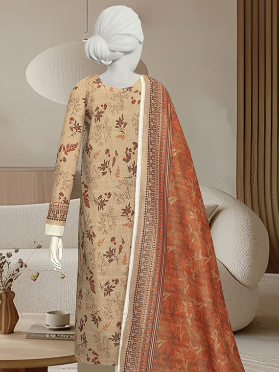 Printed Khaddar Collection 2025 By Jhurmat Vol-08 (D-03)