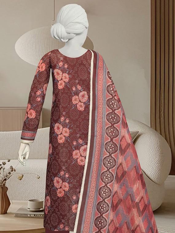 Printed Khaddar Collection 2025 By Jhurmat Vol-08 (D-06)