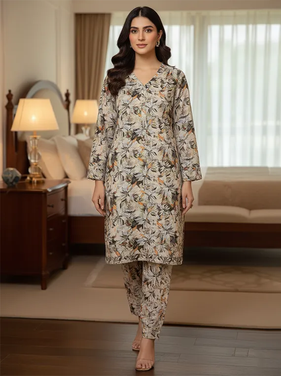 Printed Lawn Collection 2026 Vol-FA 04 by Umar Poshak (D-05)