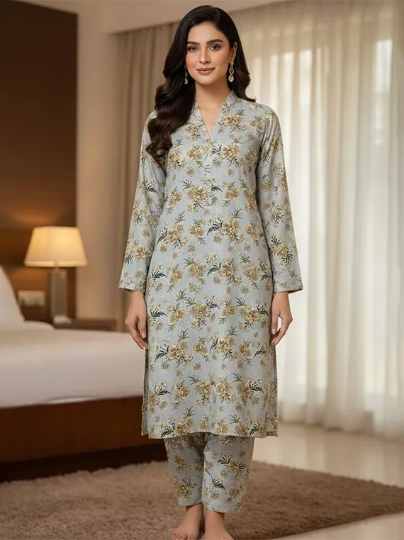 Printed Lawn Collection 2026 Vol-FA 04 by Umar Poshak (D-10)