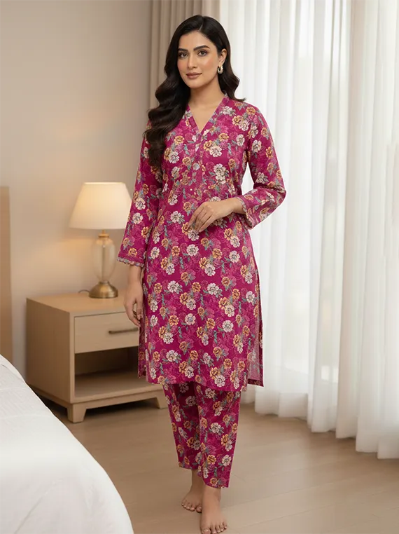 Printed Lawn Collection 2026 Vol-FA 04 by Umar Poshak (D-13)