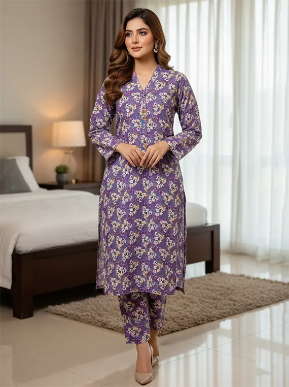 Printed Lawn Collection 2026 Vol-FA 04 by Umar Poshak (D-20)