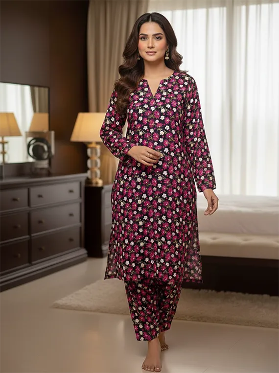 Printed Lawn Collection 2026 Vol-FA 04 by Umar Poshak (D-22)