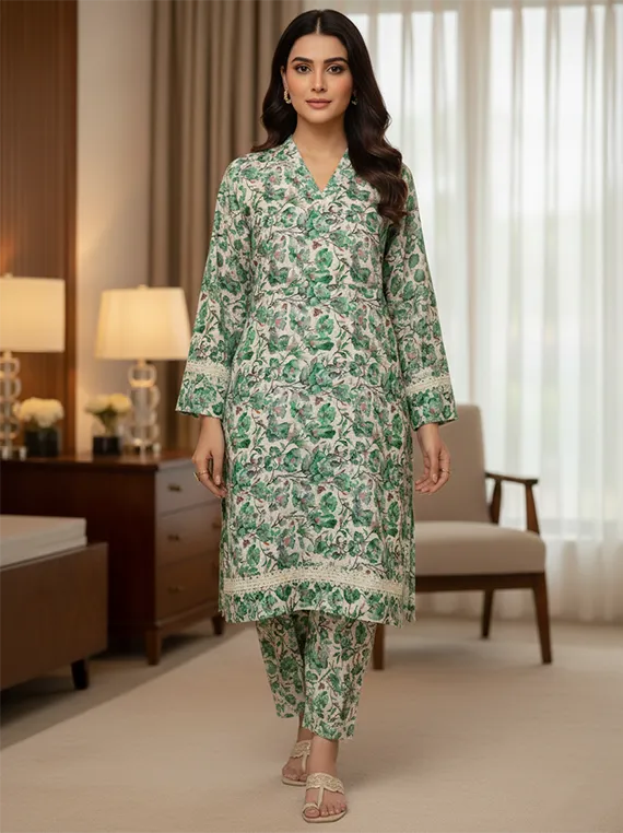Printed Lawn Collection 2026 Vol-FA 04 by Umar Poshak (D-27)