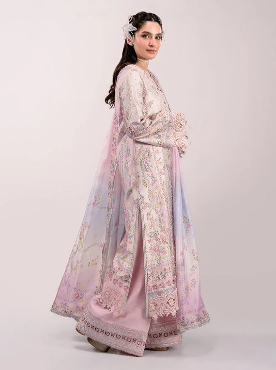 QALAMKAR Luxe Embroidered Silk Collection 2026 (QSL-02 CALISTA)