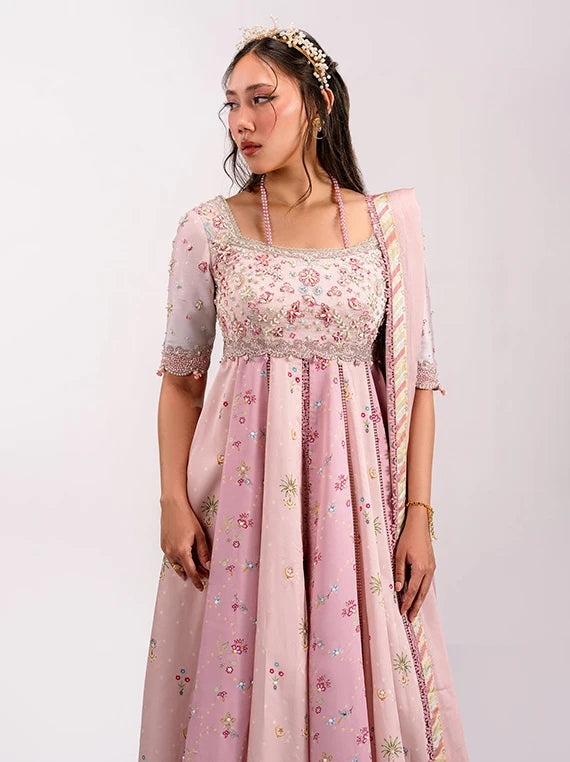 QALAMKAR Luxe Embroidered Silk Collection 2026 (QSL-04 LARA)