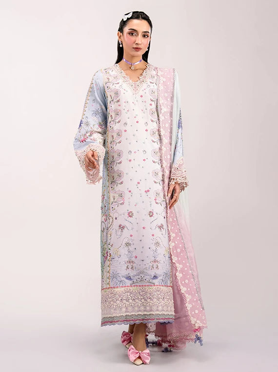 QALAMKAR Luxe Embroidered Silk Collection 2026 (QSL-05 AKARI)